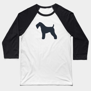 Kerry Blue Terrier Silhouette Baseball T-Shirt